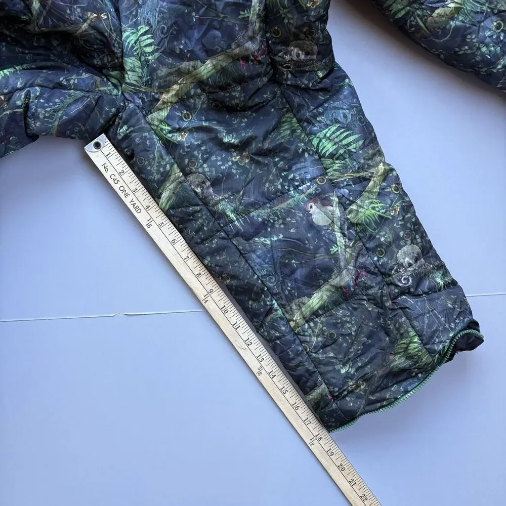 Selk Bag Recycled Wearable Sleeping Bag Rainforest Print Adult Small Camping